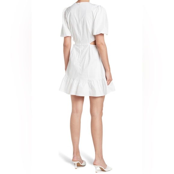 WAYF Cut out short sleeve fit and flare mini dress - Picture 2 of 2